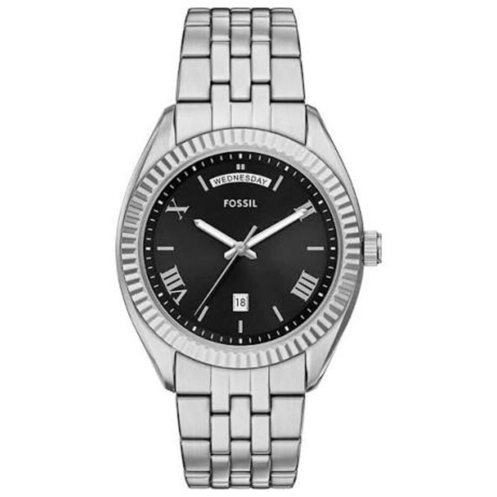 Fossil Men's Cantoli Silver Dial Watch - FS6139